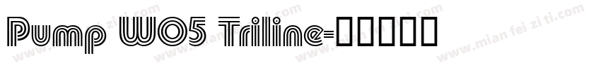 Pump W05 Triline字体转换